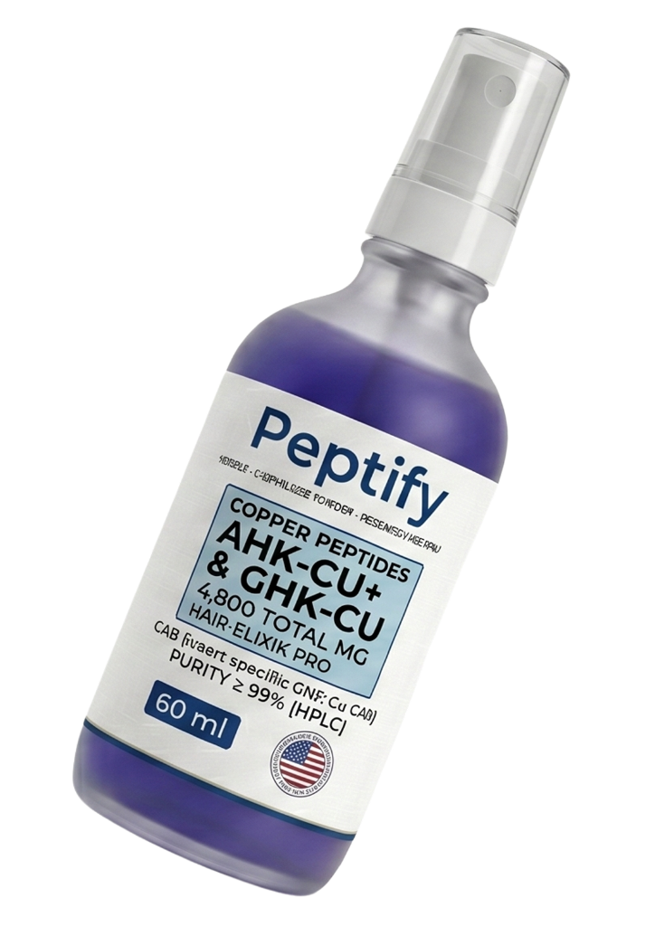 Sérum Capilar Regenerador GHK-Cu + AHK-Cu Peptify